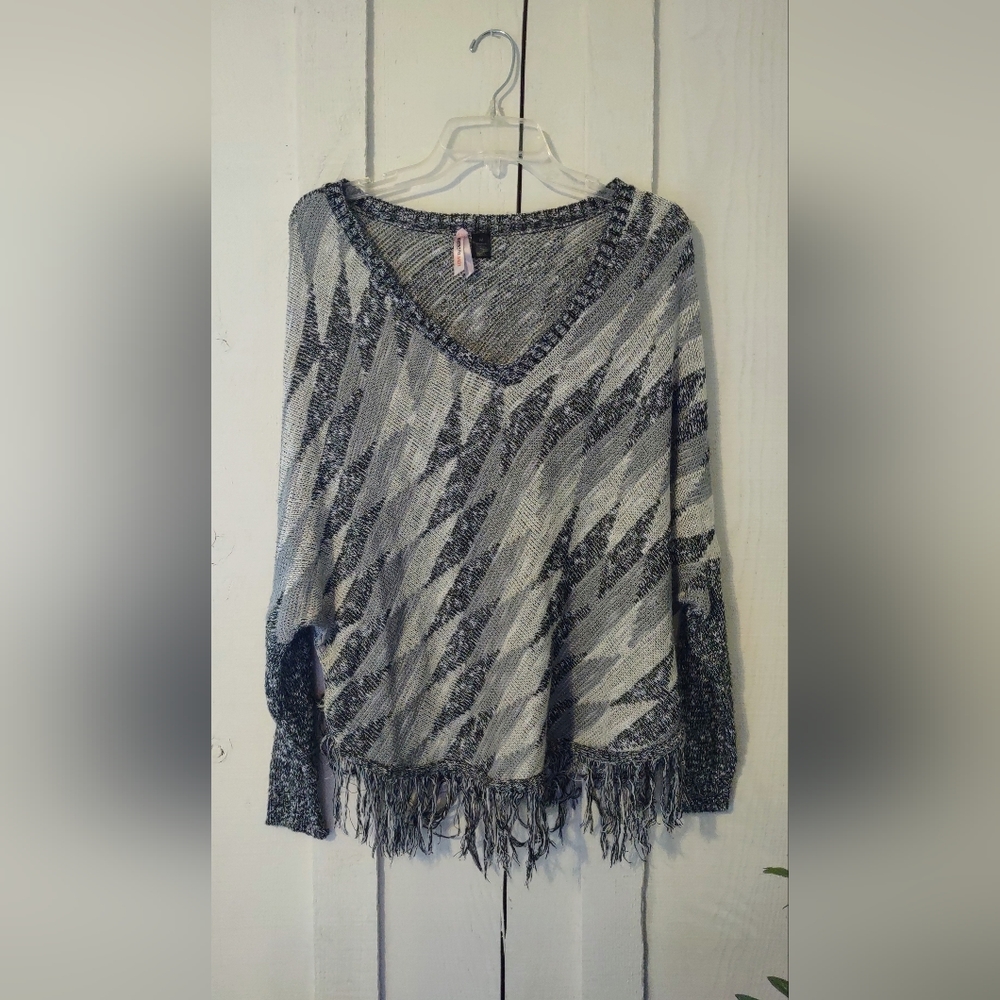 Love by Design - Boho Poncho-Style Sweater